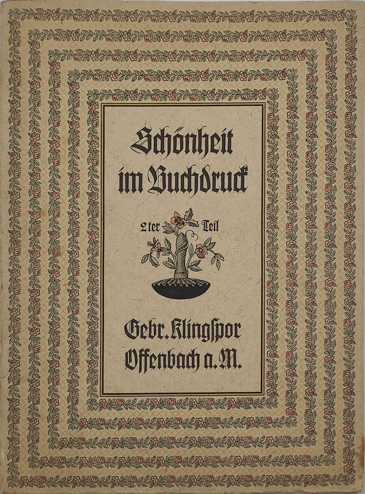 Schönheit im Buchdruck (Typographie)