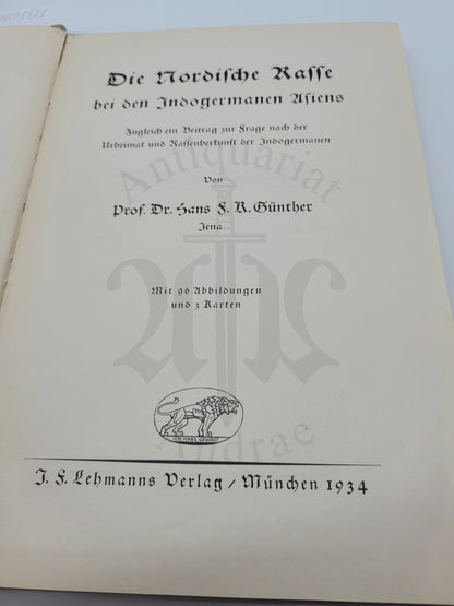 Die Nordische Rasse bei den Indogermanen Asiens