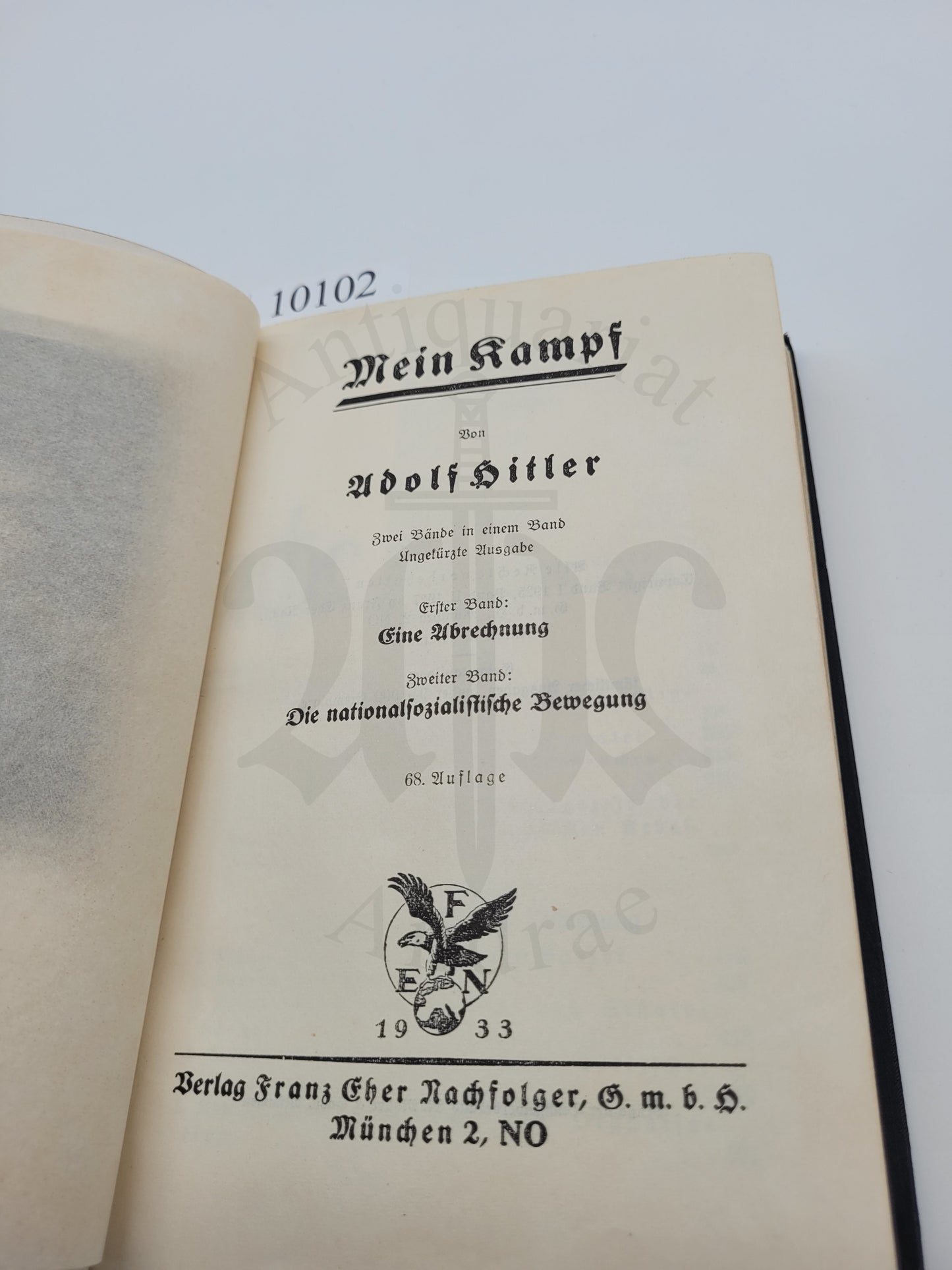 Mein Kampf Volksausgabe 1933