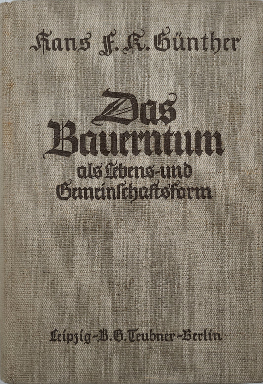 Das Bauerntum (Erstauflage)