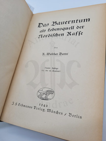 Das Bauerntum als Lebensquell der Nordischen Rasse