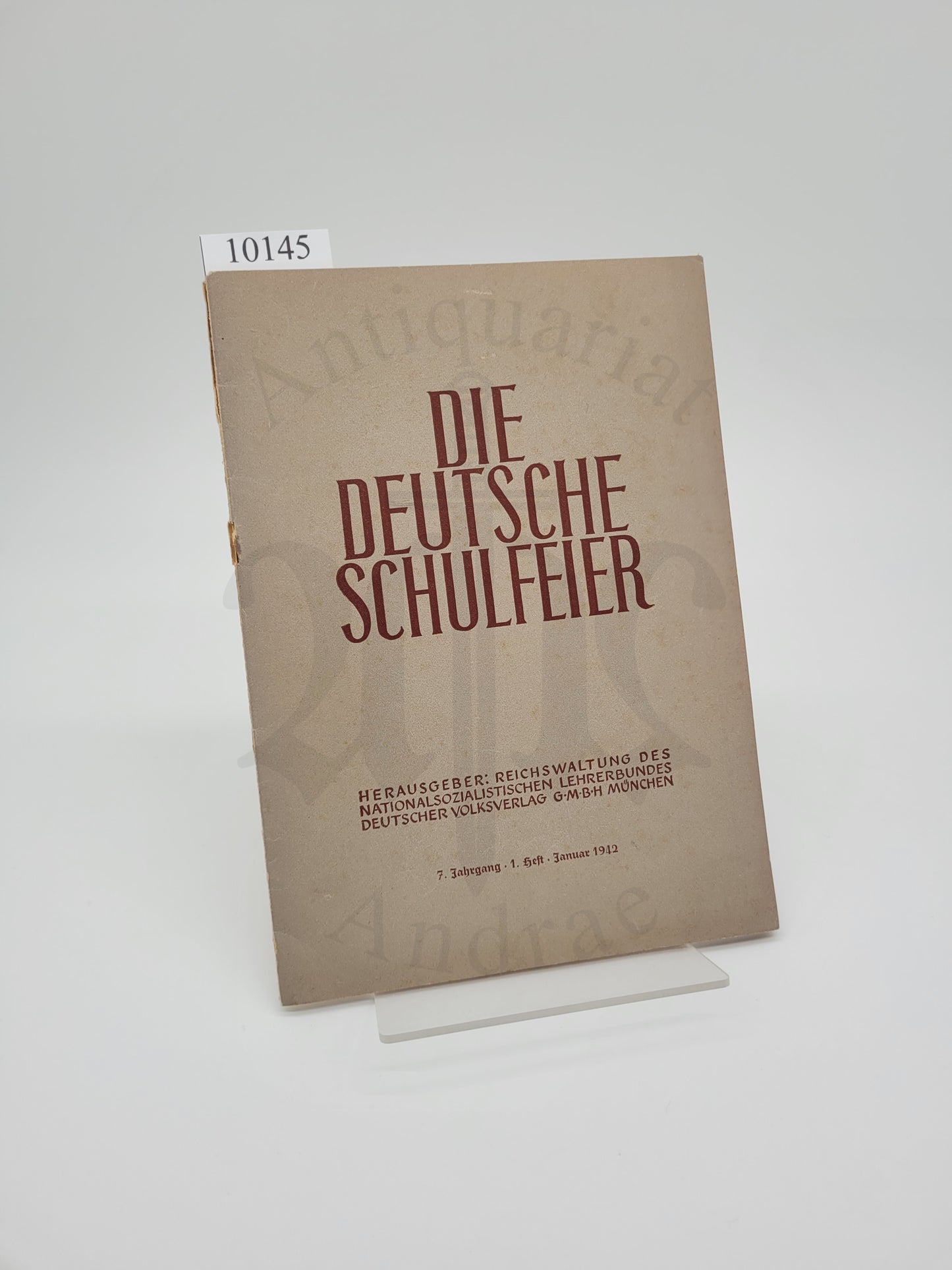 Die Deutsche Schulfeier Januar 1942