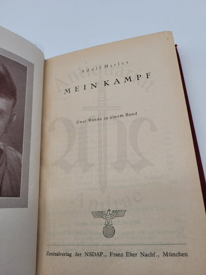 Mein Kampf Tornisterausgabe 1944 (Druckschrift) (Selten)