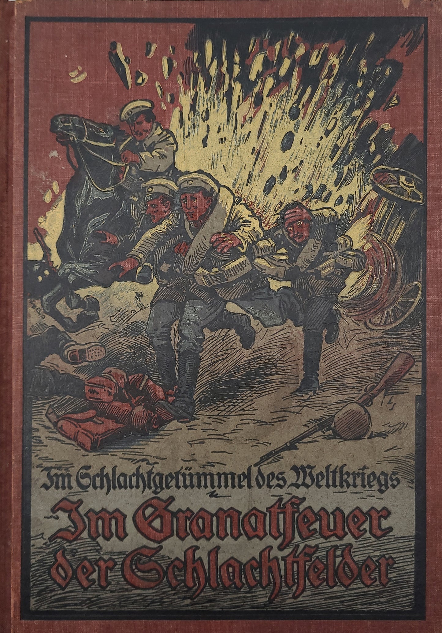 Im Granatfeuer der Schlachtfelder