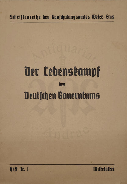 Der Lebenskampf des deutschen Bauerntums