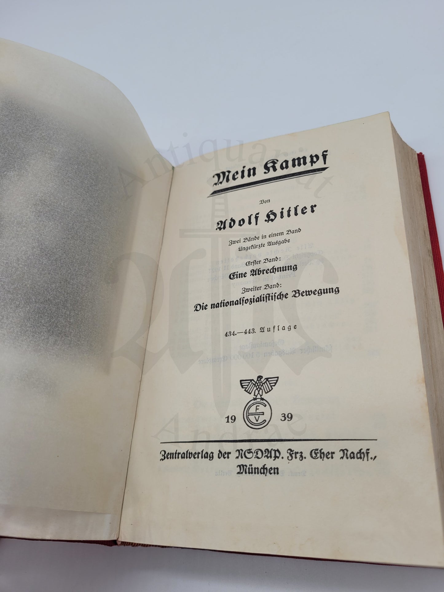 Mein Kampf Beamtenausgabe (Orig. Schutzumschlag) (Sehr Selten!)