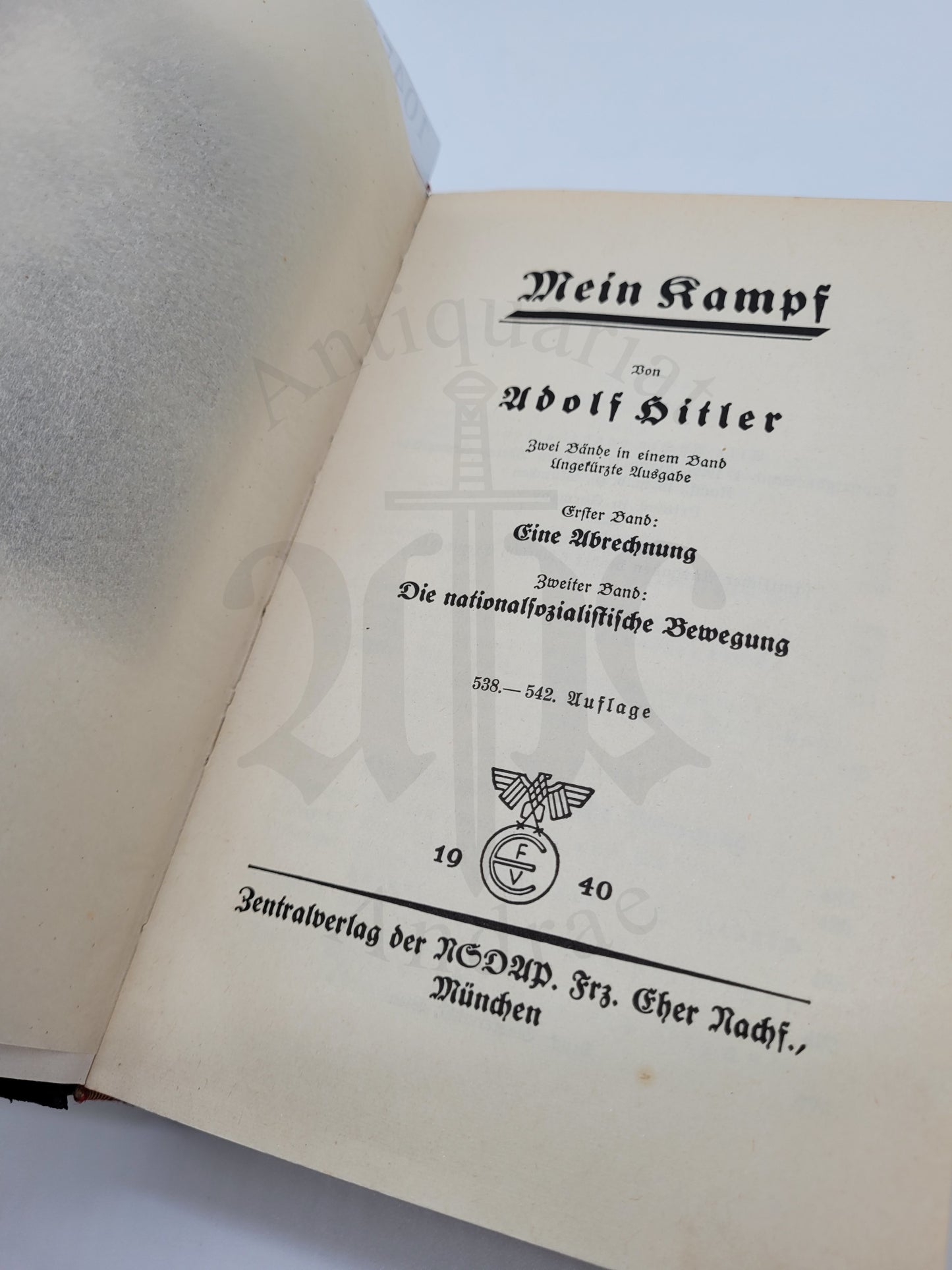 Mein Kampf Hochzeitsausgabe Köln 1940 (+Schuber)