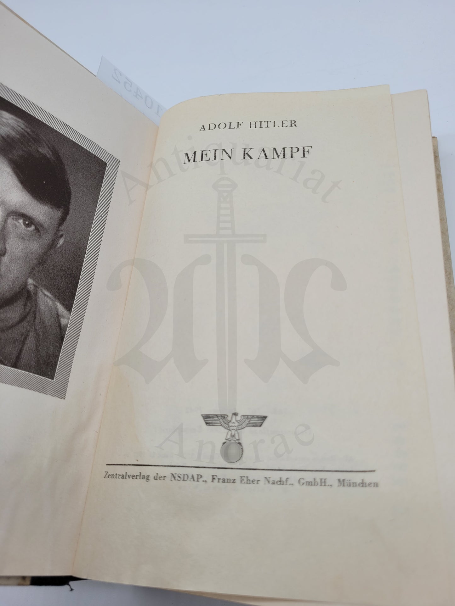 Mein Kampf Hochzeitsausgabe Wien 1942 (Druckschrift) (Blanko)