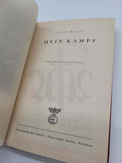 Mein Kampf Tornisterausgabe 1942 (Druckschrift)