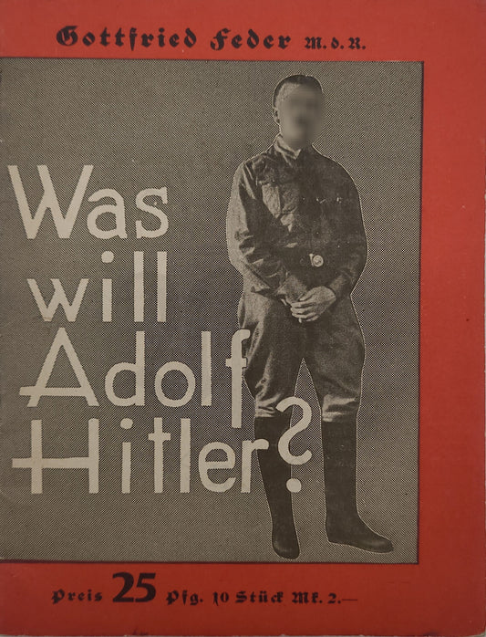 Was will Adolf Hitler?