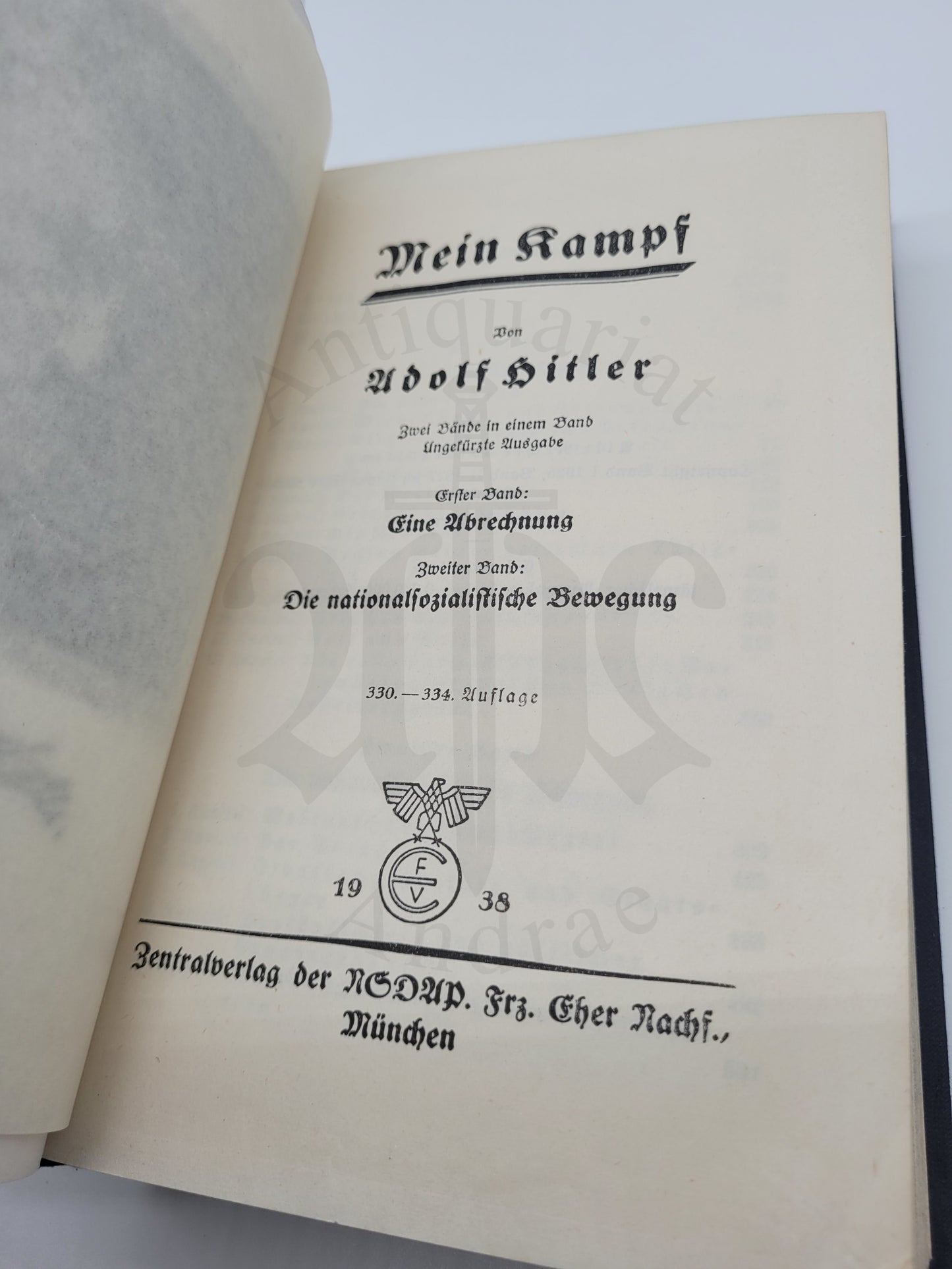 Mein Kampf Volksausgabe 1938