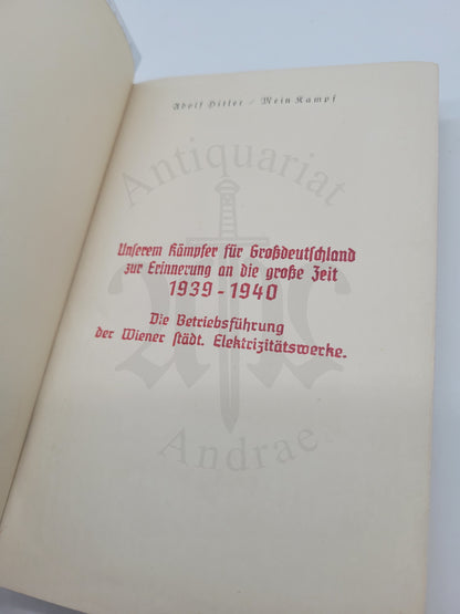 Mein Kampf Tornisterausgabe 1940