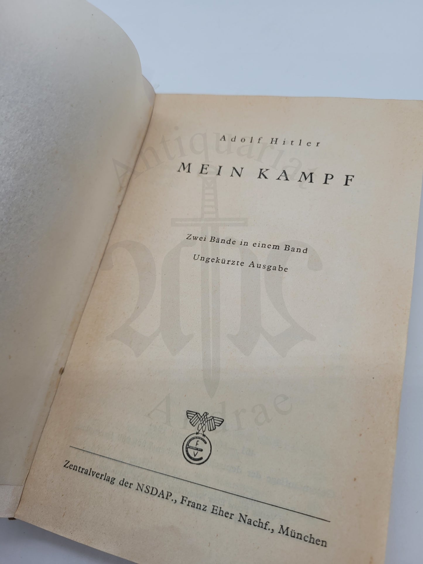 Mein Kampf Tornisterausgabe 1942 (Druckschrift)