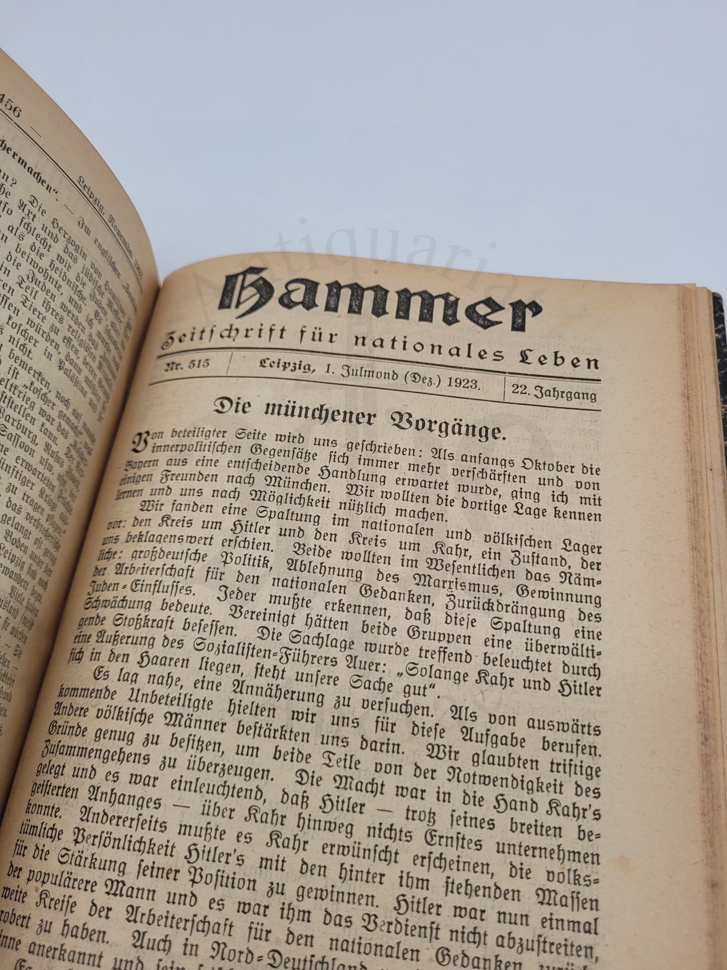 Hammer 1923 (ganzer Jahrgang) (Antisemitisch)